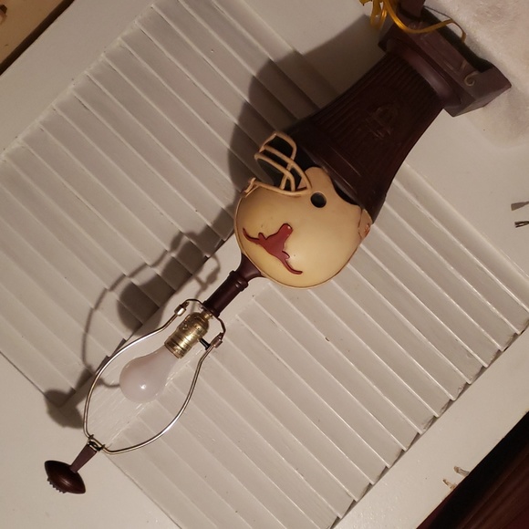 Ceramic Texas Longhorn Lamp - Picture 2 of 10